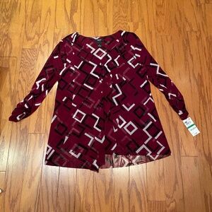 Alan Modern Pattern Women’s Blouse